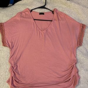 Women's 2X Coral Blouse